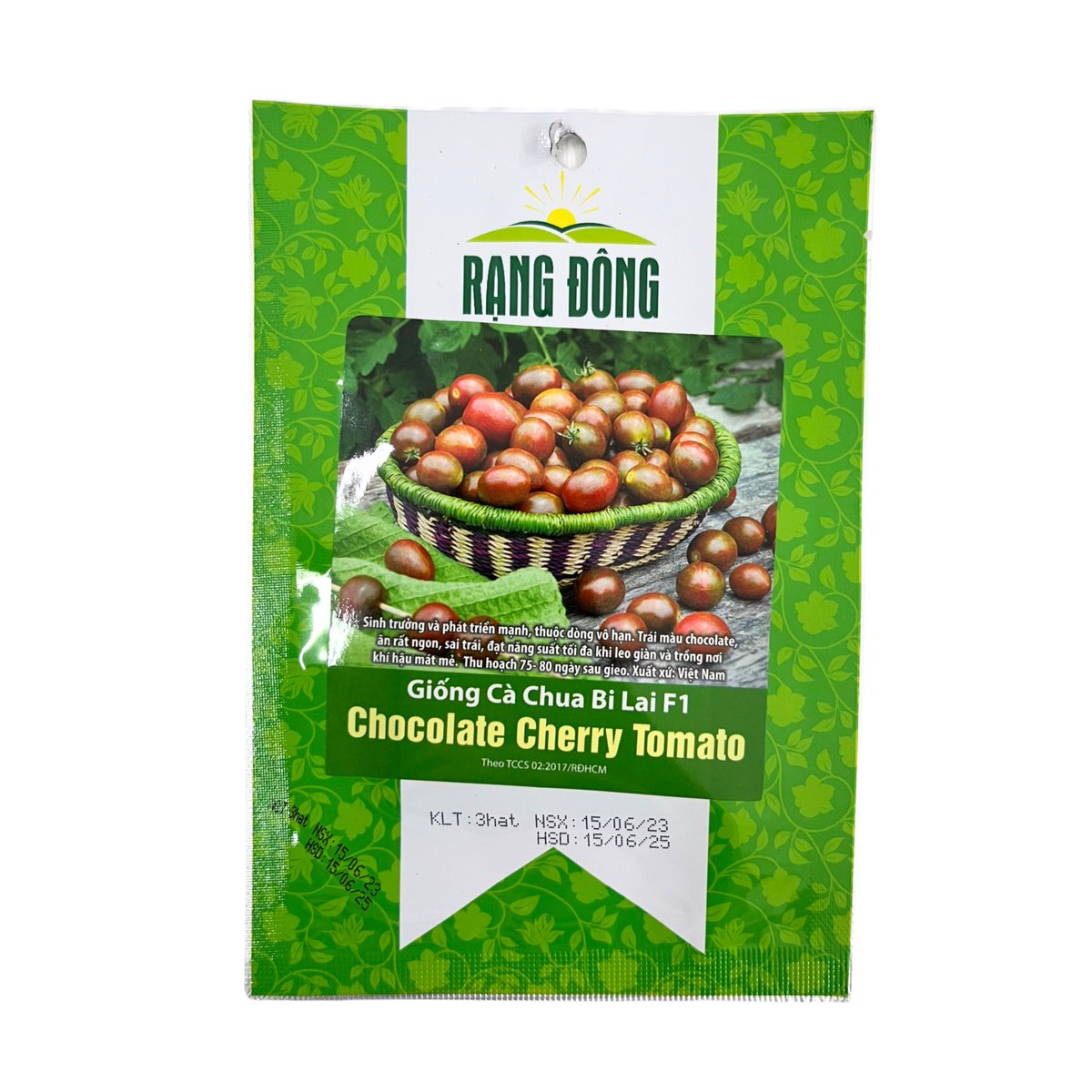 Hạt giống Cà chua bi chocolate cherry – Gói 3 hạt 2