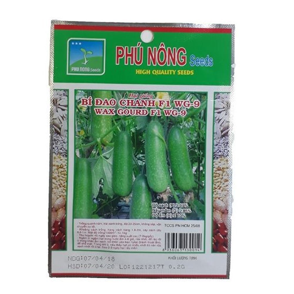 Hạt giống Bí đao lai F1 (lá sẻ) WG9 PN 2