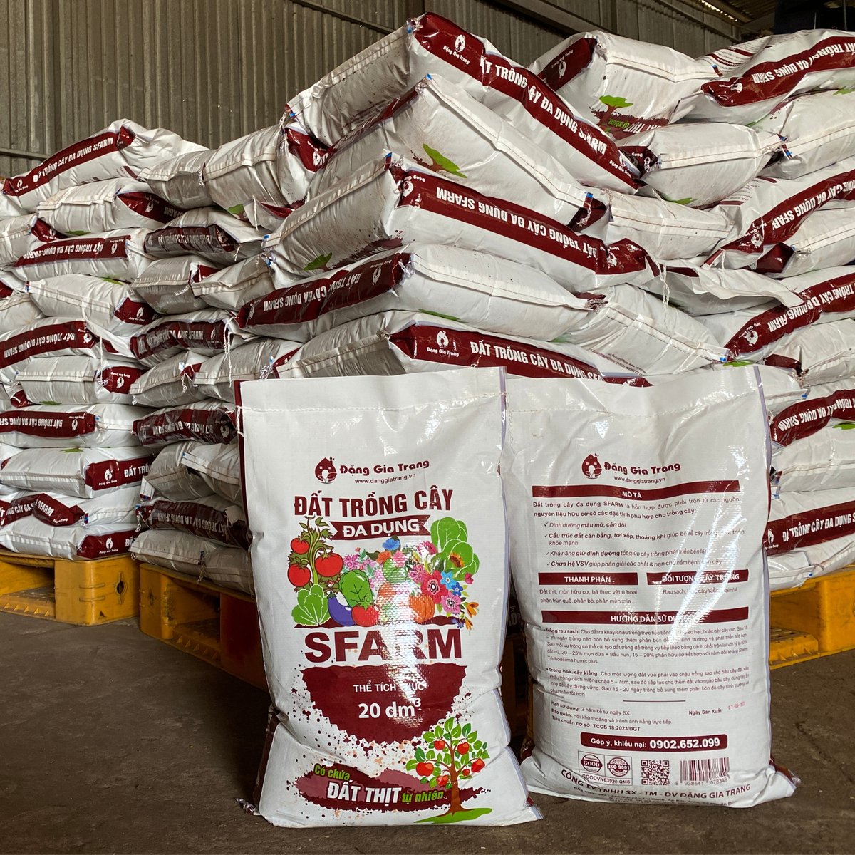 Đất trồng cây đa dụng SFARM (Bao 20dm³) – Đất sạch, cung cấp dinh dưỡng hữu cơ, ngừa nấm bệnh, trồng mọi loại cây 3