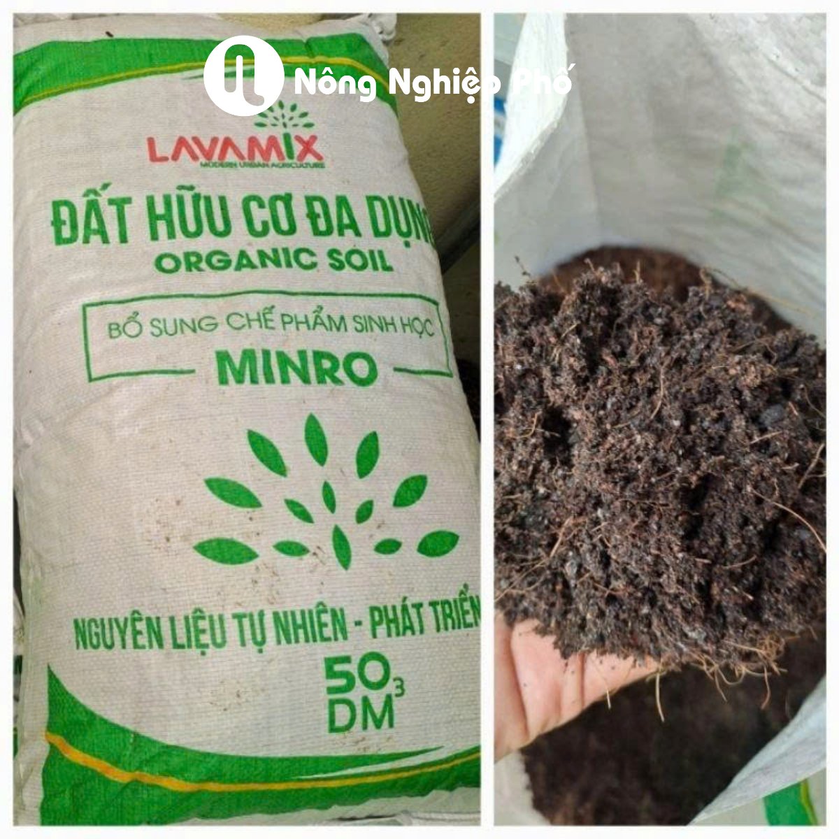 Đất hữu cơ đa dụng POTTING SOIL LAVAMIX – Bao 50dm3 2