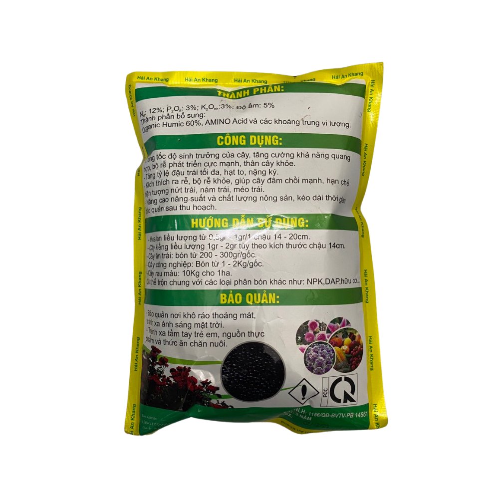 Đạm Cá Koi chuyên dùng cho hoa kiểng, rau màu – Gói 700g 3