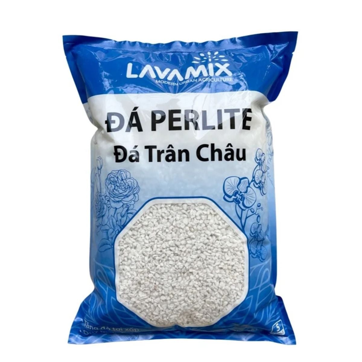 Đá perlite trân châu Lavamix (5dm3) – Giá thể sạch, thoát nước tốt, trồng rau và hoa kiểng 2
