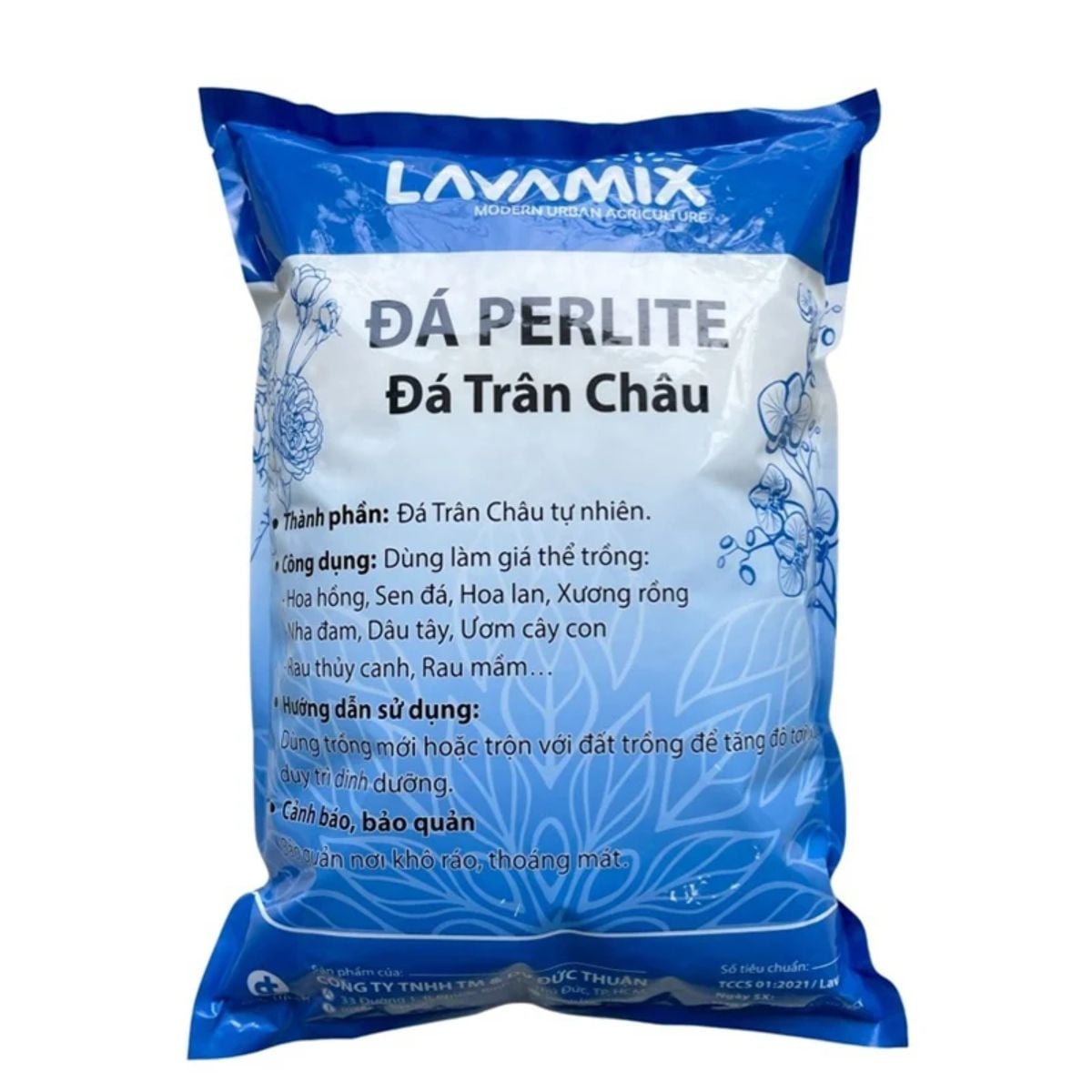 Đá perlite trân châu Lavamix (5dm3) – Giá thể sạch, thoát nước tốt, trồng rau và hoa kiểng 3