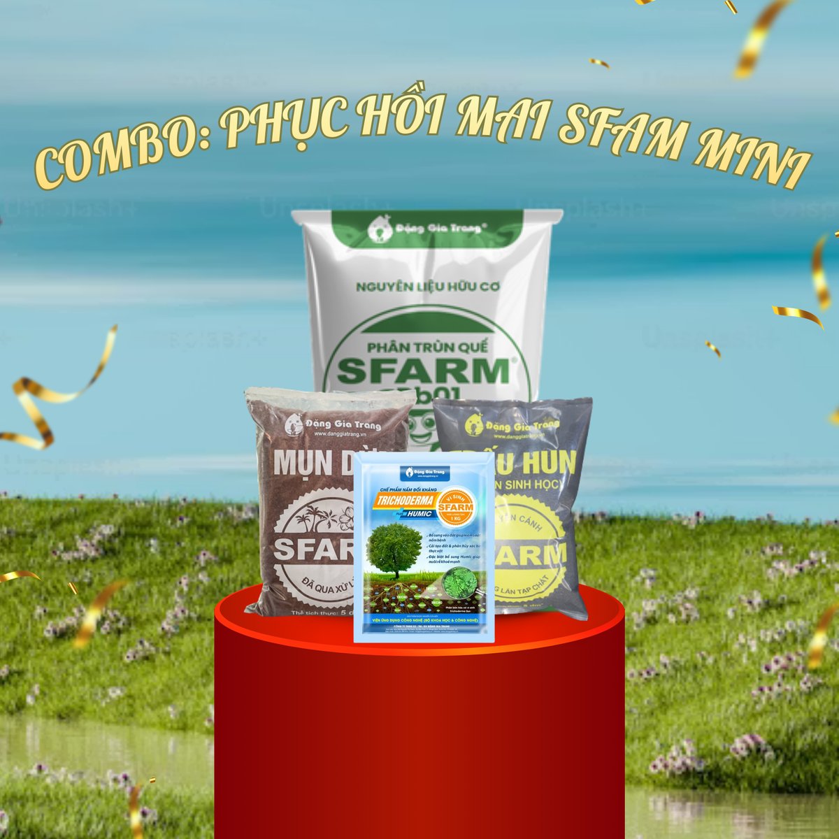 Combo Bộ sản phẩm phục hồi mai SFARM mini – TẠI CH HÀ NỘI