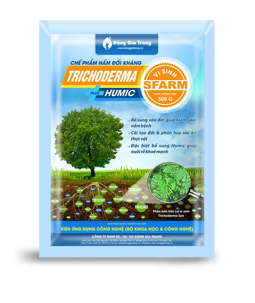 Trichoderma Humic Plus SFARM (500 gram) – Nấm đối kháng, cải tạo đất hiệu quả 2