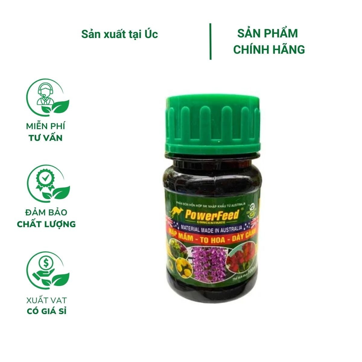 Chế phẩm kích hoa và dưỡng hoa Powerfeed nhập khẩu từ Úc – Chai 100ml