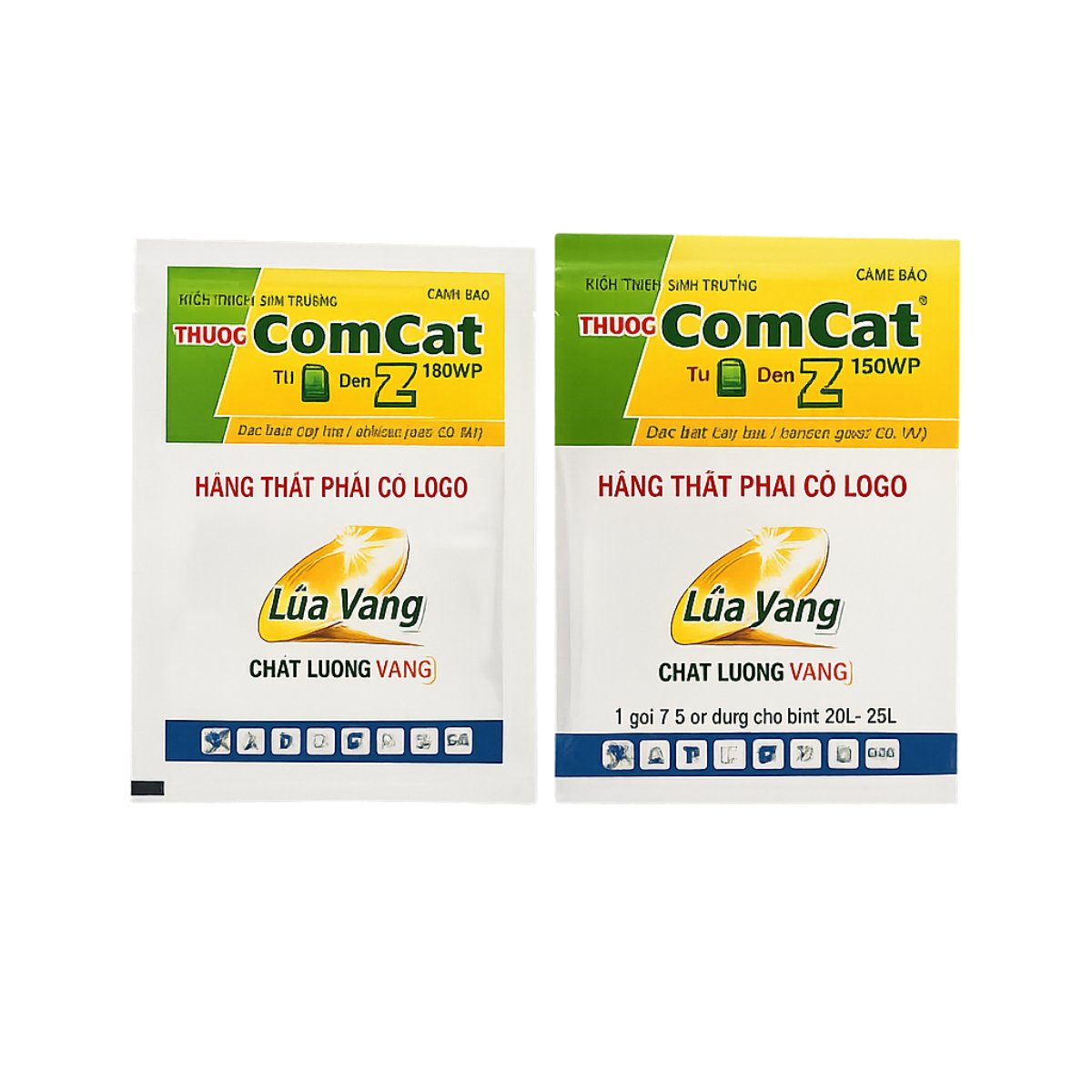 Comcat Lúa Vàng 150WP (7.55g) – Tăng đề kháng cây trồng, ức chế vàng lùn, lùn lá 2