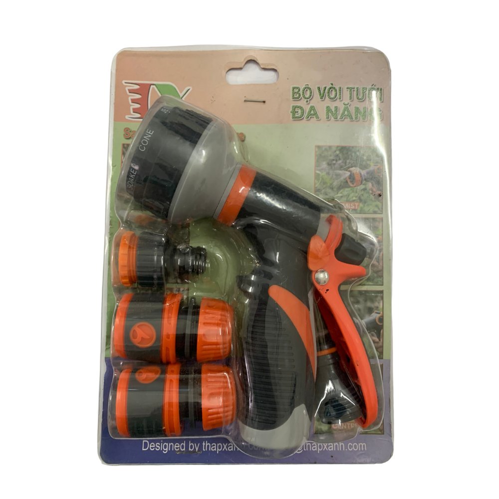Bộ vòi xịt nước tưới cây cao cấp kèm phụ kiện 4 món 12 – 18 mm VPN-4007 2