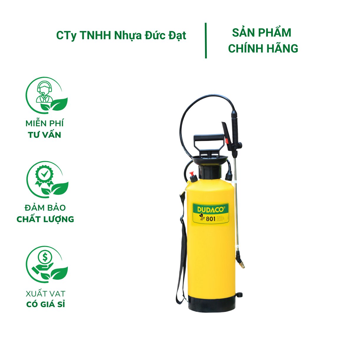 Bình xịt Dudaco 10 lít