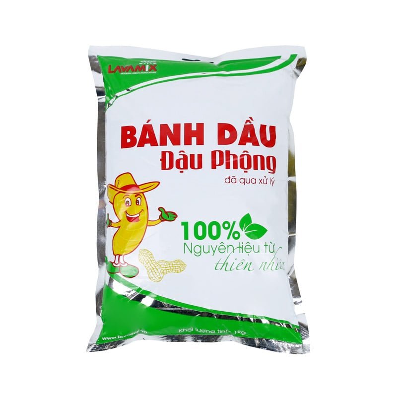 Bánh dầu đậu phộng LAVAMIX dạng bột đã qua xử lý – Gói 1kg
