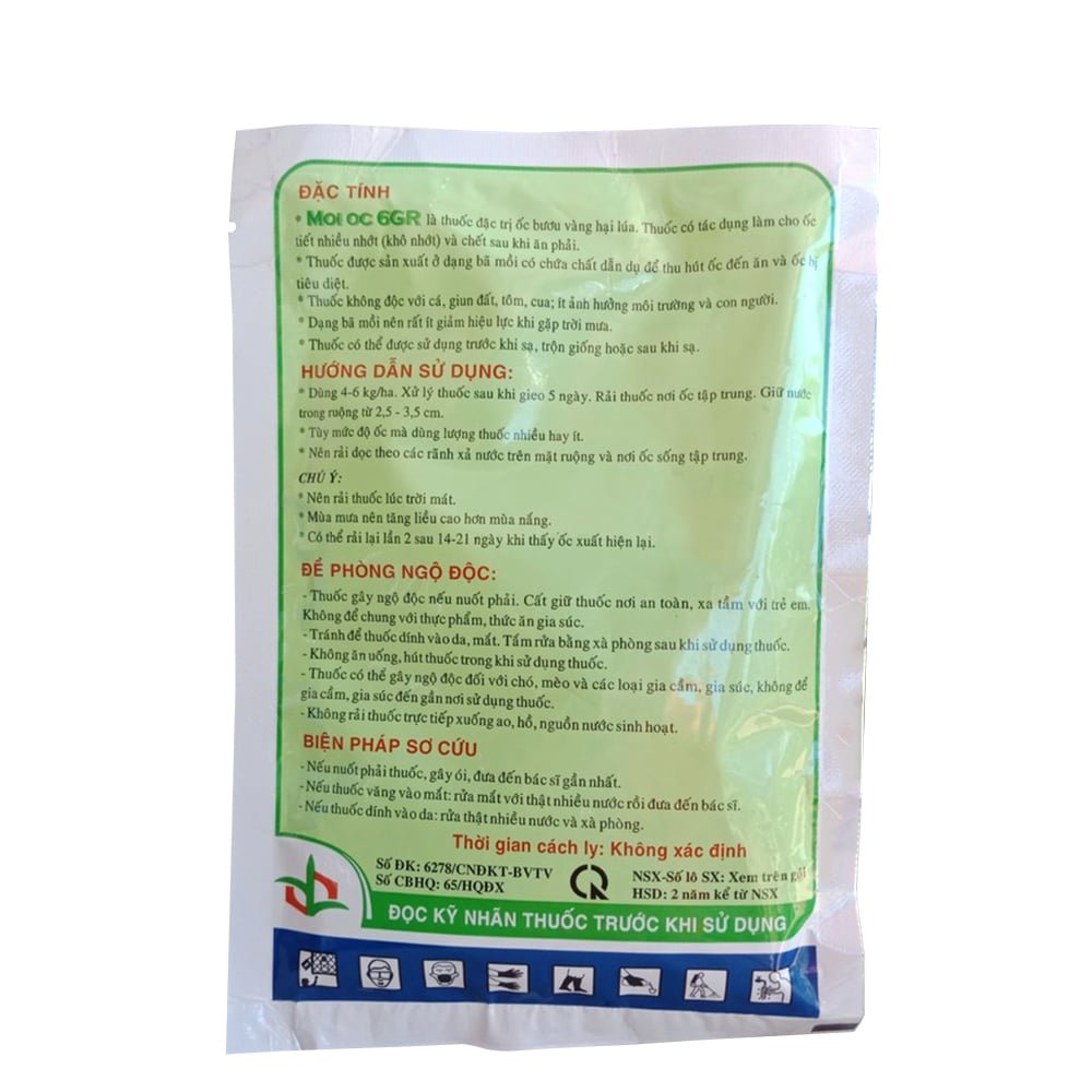 Bả trừ ốc MOI OC 6GR – Gói 100 gram 3