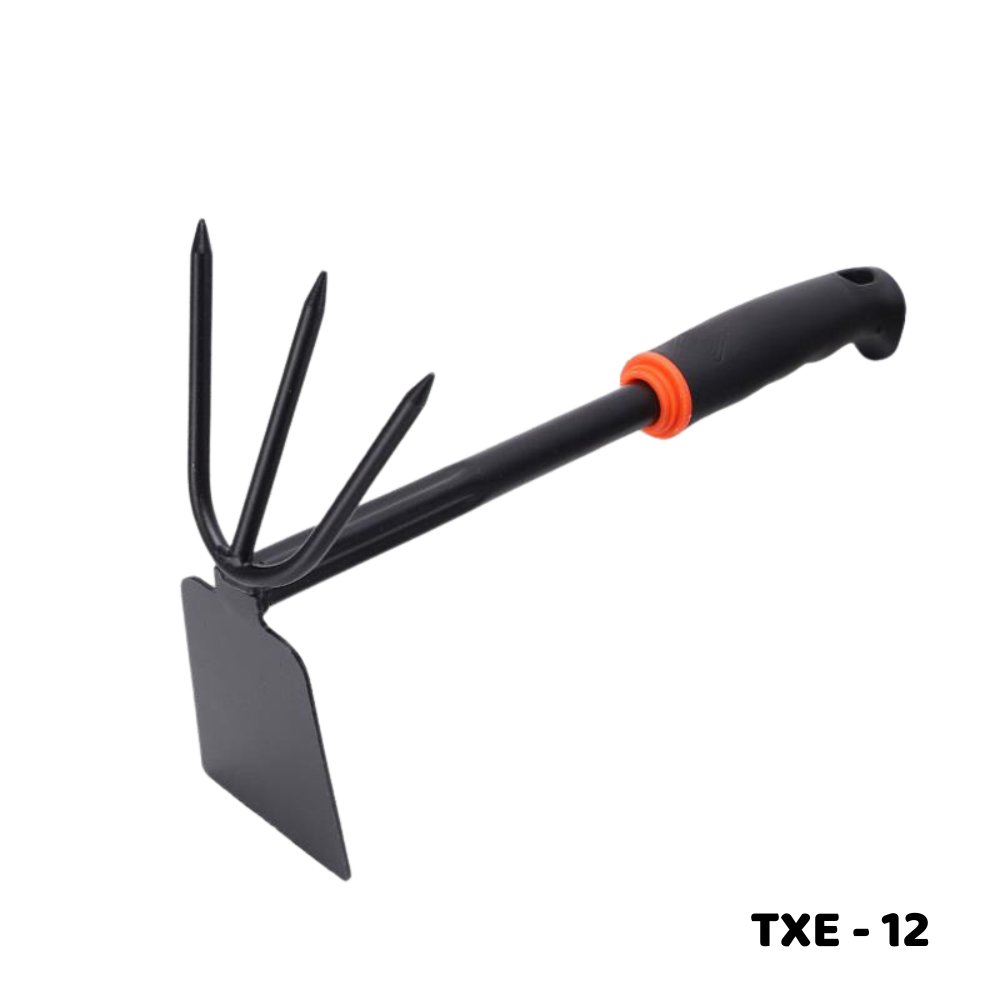 Cuốc thép làm vườn cán nhựa 2 chức năng TXE-12 2