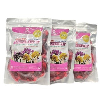 Phân hữu cơ khoáng MINRO 6-4-6+TE (450g) – Kích ra hoa, giúp hoa lan và bonsai nở đẹp, bền màu 3