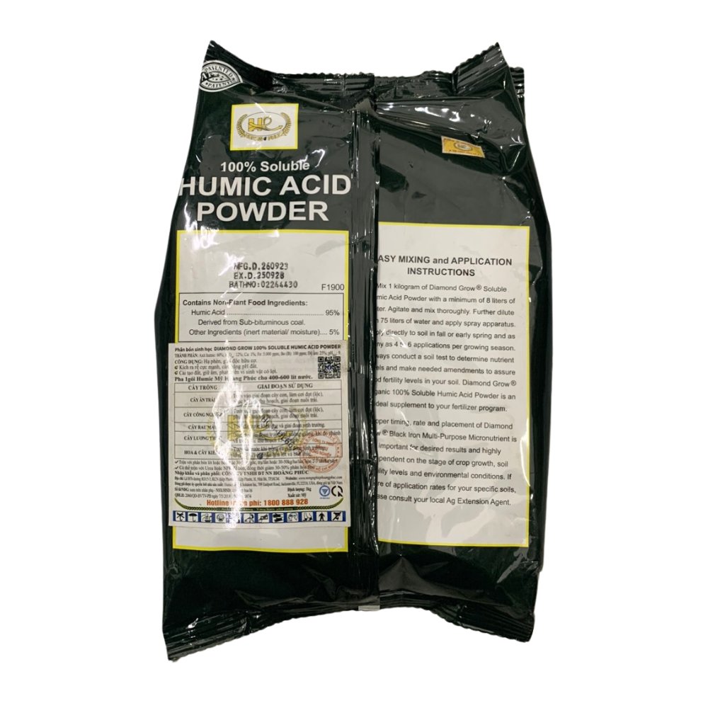 Phân bón Humic Acid Powder dạng bột (1kg) – Phân bón cải tạo đất, nuôi dưỡng cây trồng 3