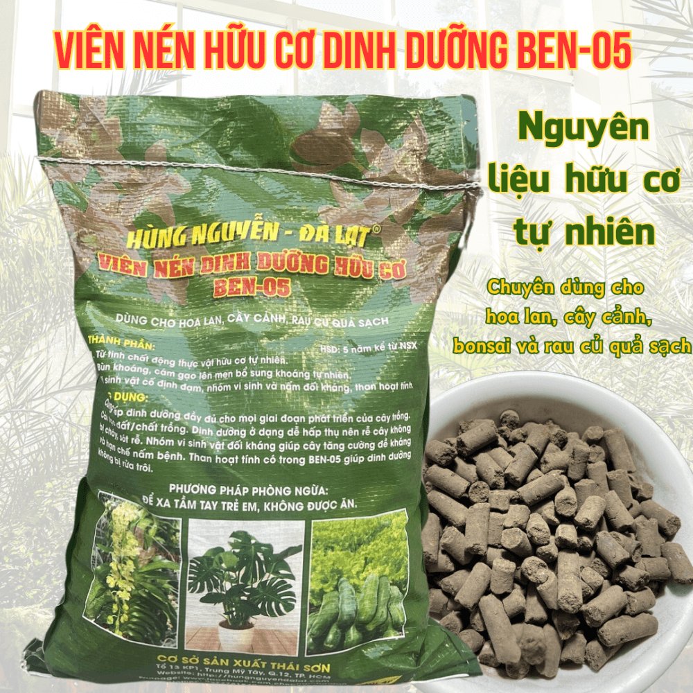 Viên nén hữu cơ dinh dưỡng Ben-05 Hùng Nguyễn