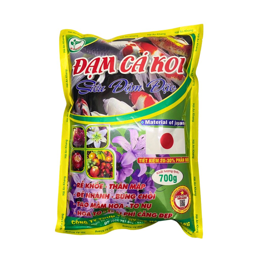 Đạm Cá Koi chuyên dùng cho hoa kiểng, rau màu