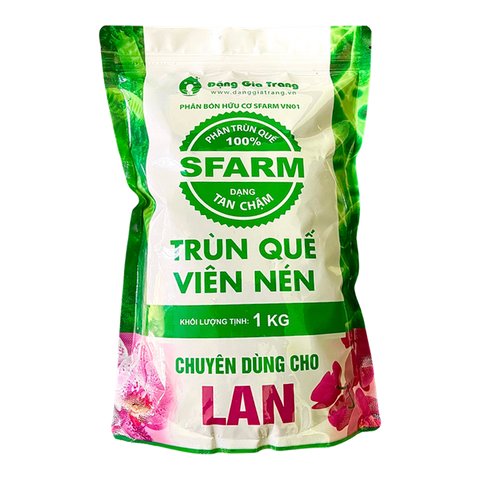 Phân trùn quế viên nén SFARM cho Lan