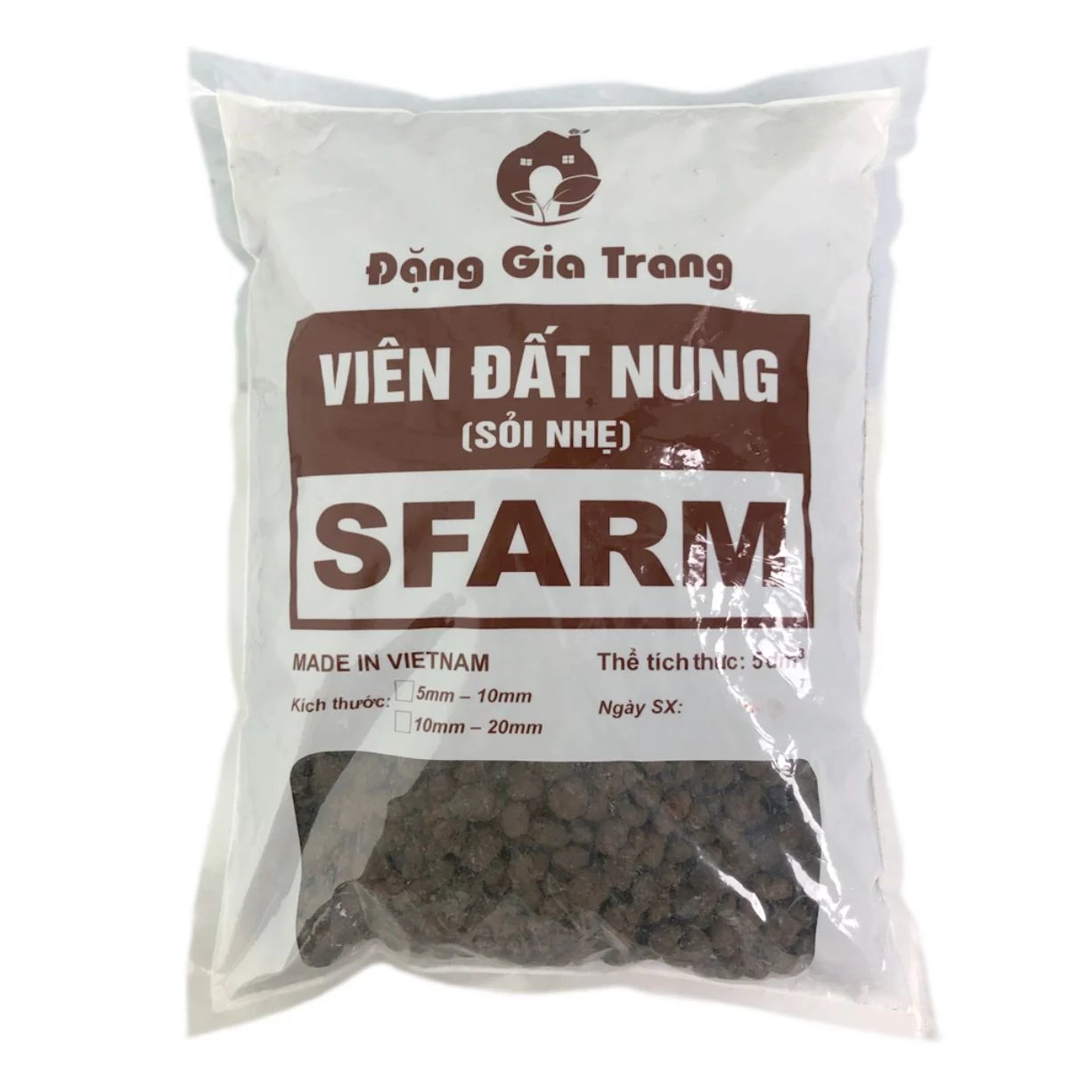 Viên đất nung SFARM – Giá thể trồng rau mầm, hoa kiểng 2