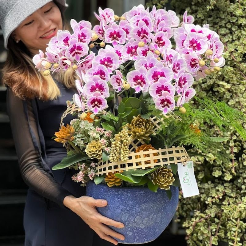 Shop Lan Hồ Điệp Mini Uy Tín TPHCM, Bán Hoa Tặng Khai Trương, Hoa Tặng Sinh Nhật 2