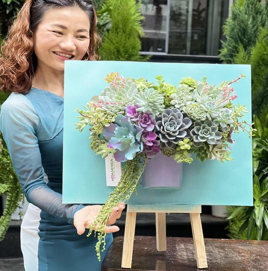 Lựa Chọn Set Quà Khai Trương Từ Tranh Sen Đá 3D Độc Đáo Khác Biệt