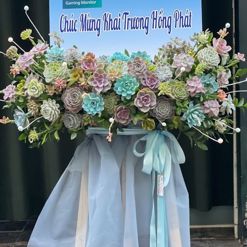 Kệ Hoa Sen Đá - Quà Tặng Khai Trương Cửa Hàng Độc Đáo 2