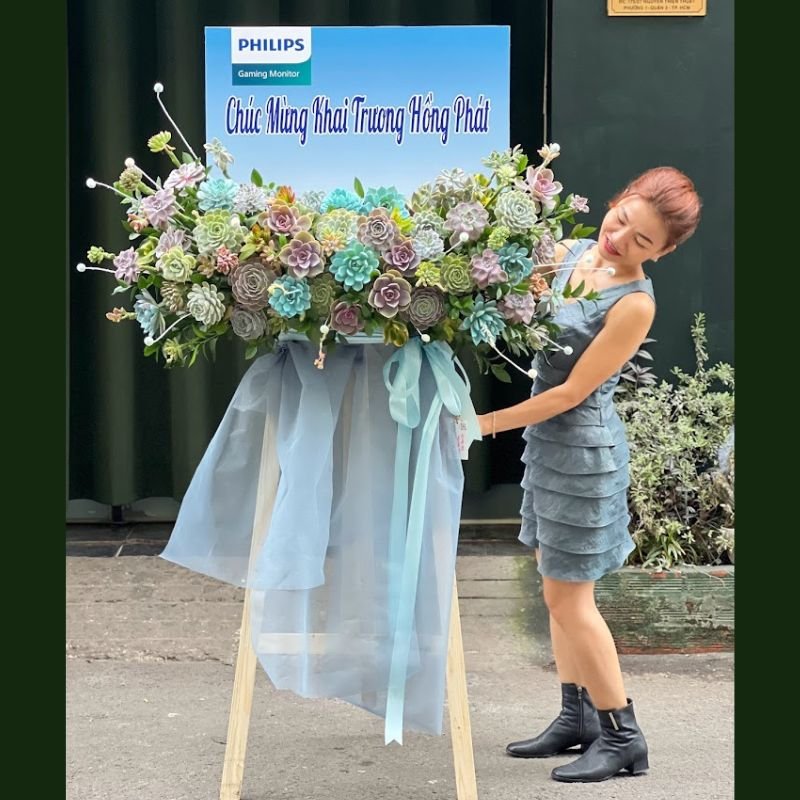 Kệ Hoa Sen Đá - Quà Tặng Khai Trương Cửa Hàng Độc Đáo