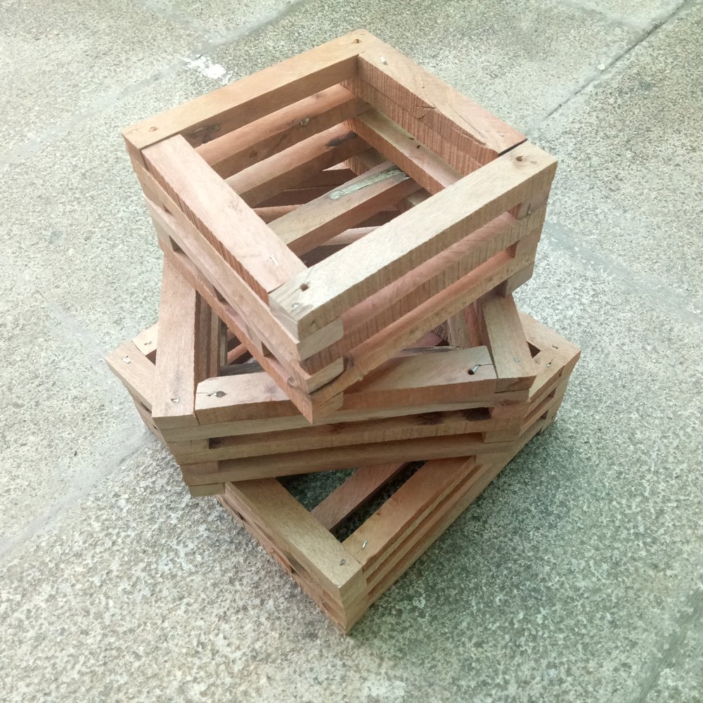 CHẬU TRỒNG LAN GỖ NHÃN