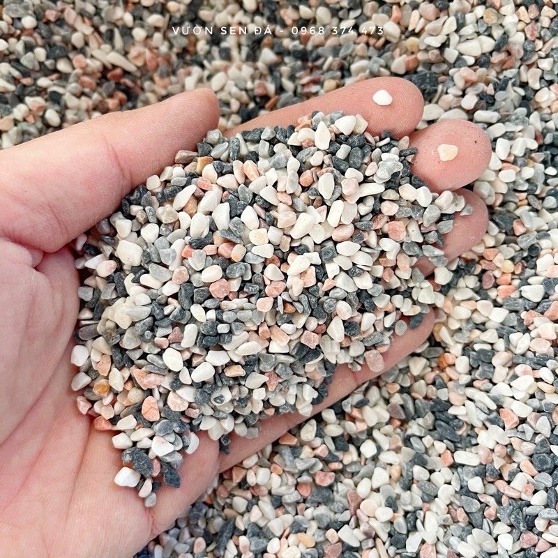 Sỏi hồng xanh 2mm (1kg)