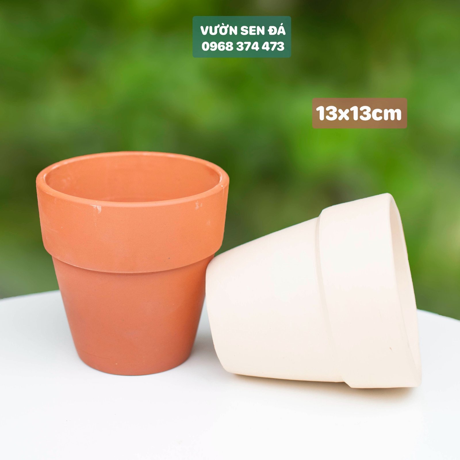 Chậu đất nung 13x13cm