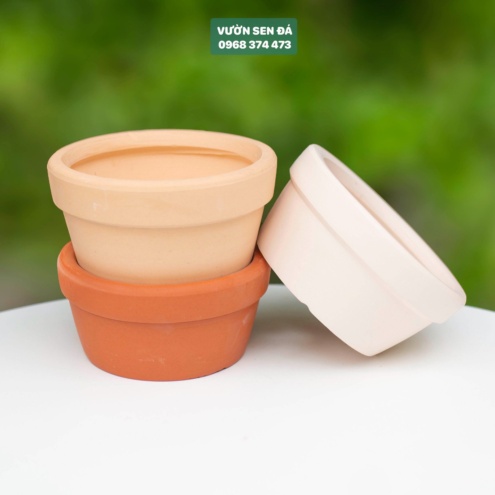 Chậu đất nung 14x7cm 2