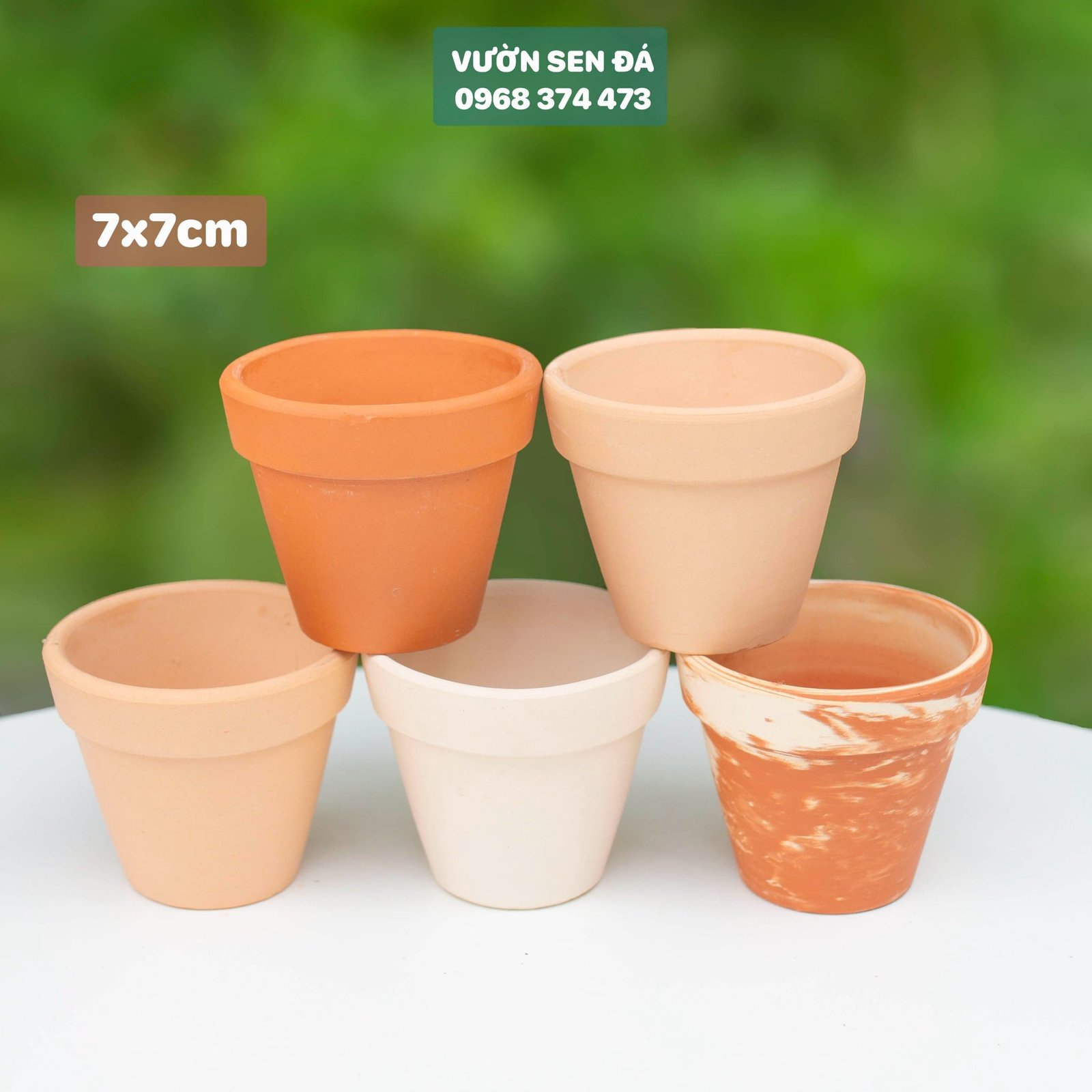 Chậu đất nung 7x7cm