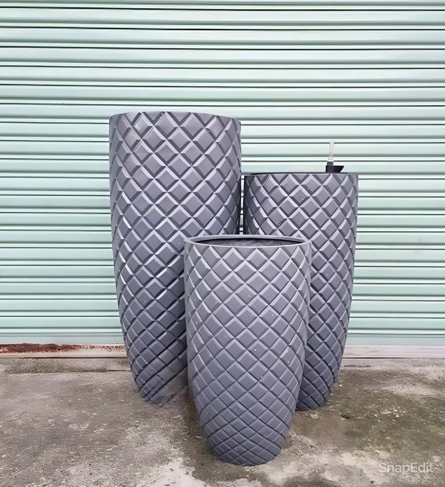 Chậu Composite Siêu Nhẹ Size Trung D38xH85 3