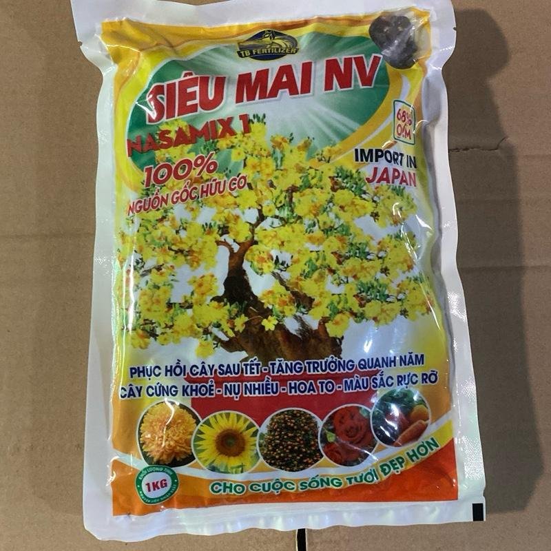 Phân Bón Hữu Cơ SIÊU MAI NV 1kg Dạng viên nén - Giúp Cây Khoẻ Nụ Nhiều Phục Hồi Sau Tết 3