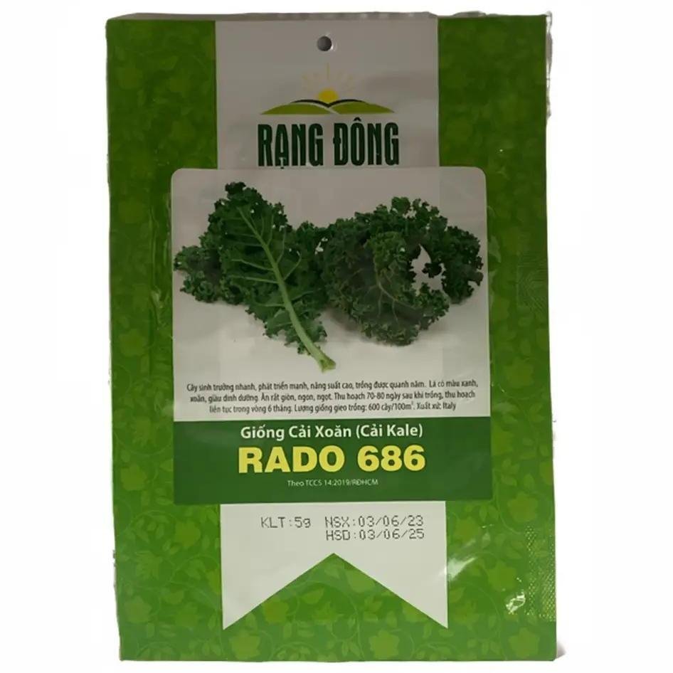 Hạt giống cải xoăn Kale rado 686