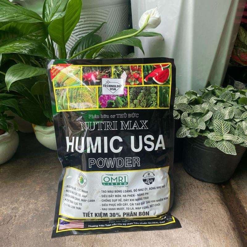 Phân Bón Humic USA gói 1kg Đen tan nhanh