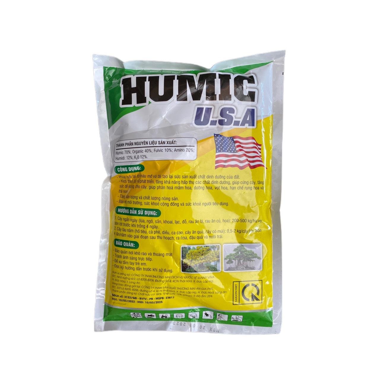 Phân hữu cơ HUMIC USA 1KG 2