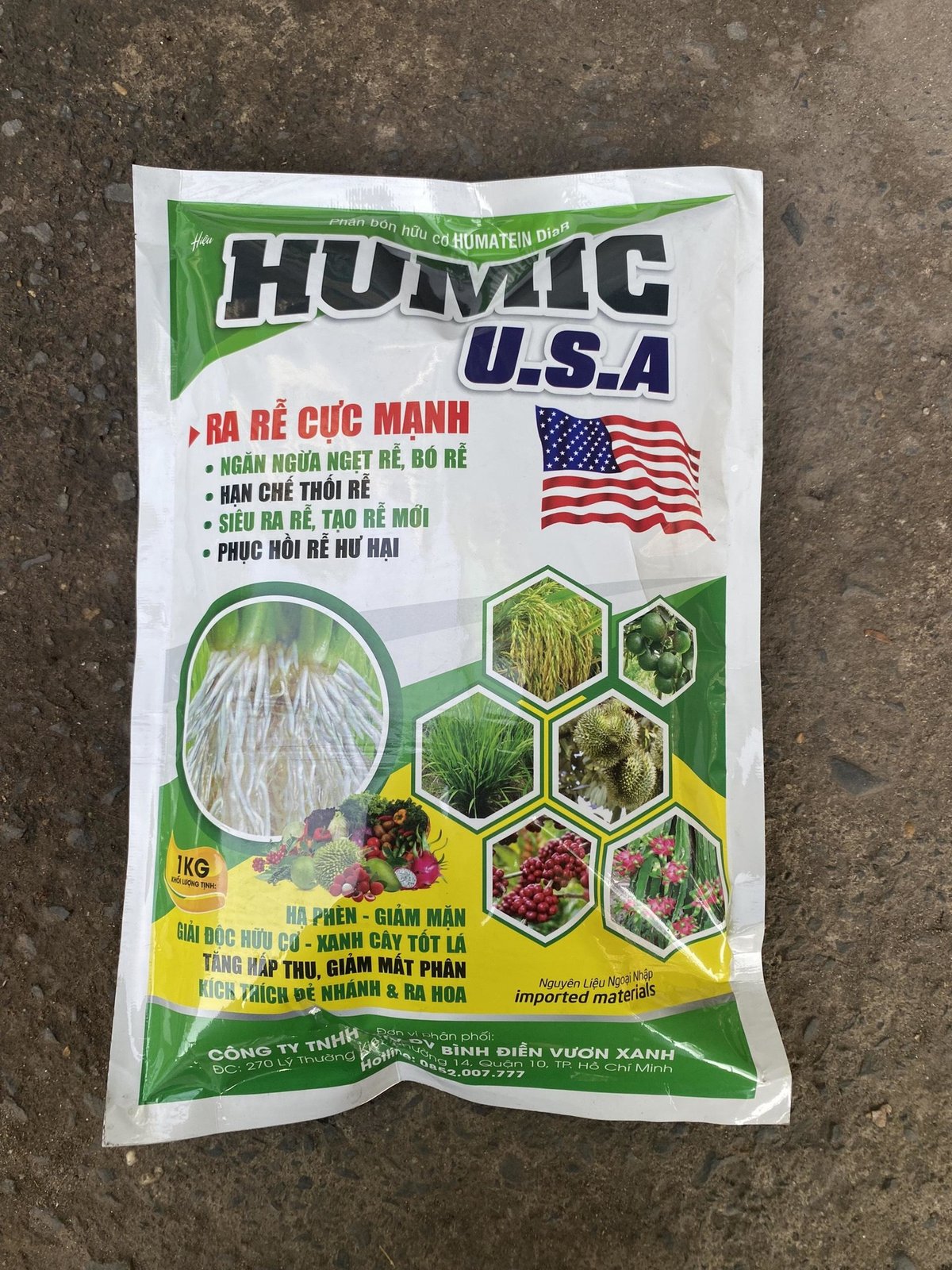Phân hữu cơ HUMIC USA 1KG 3