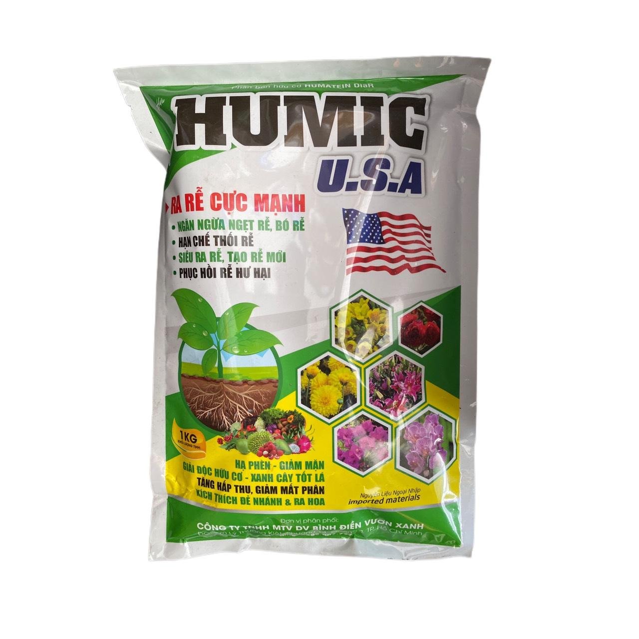 Phân hữu cơ HUMIC USA 1KG