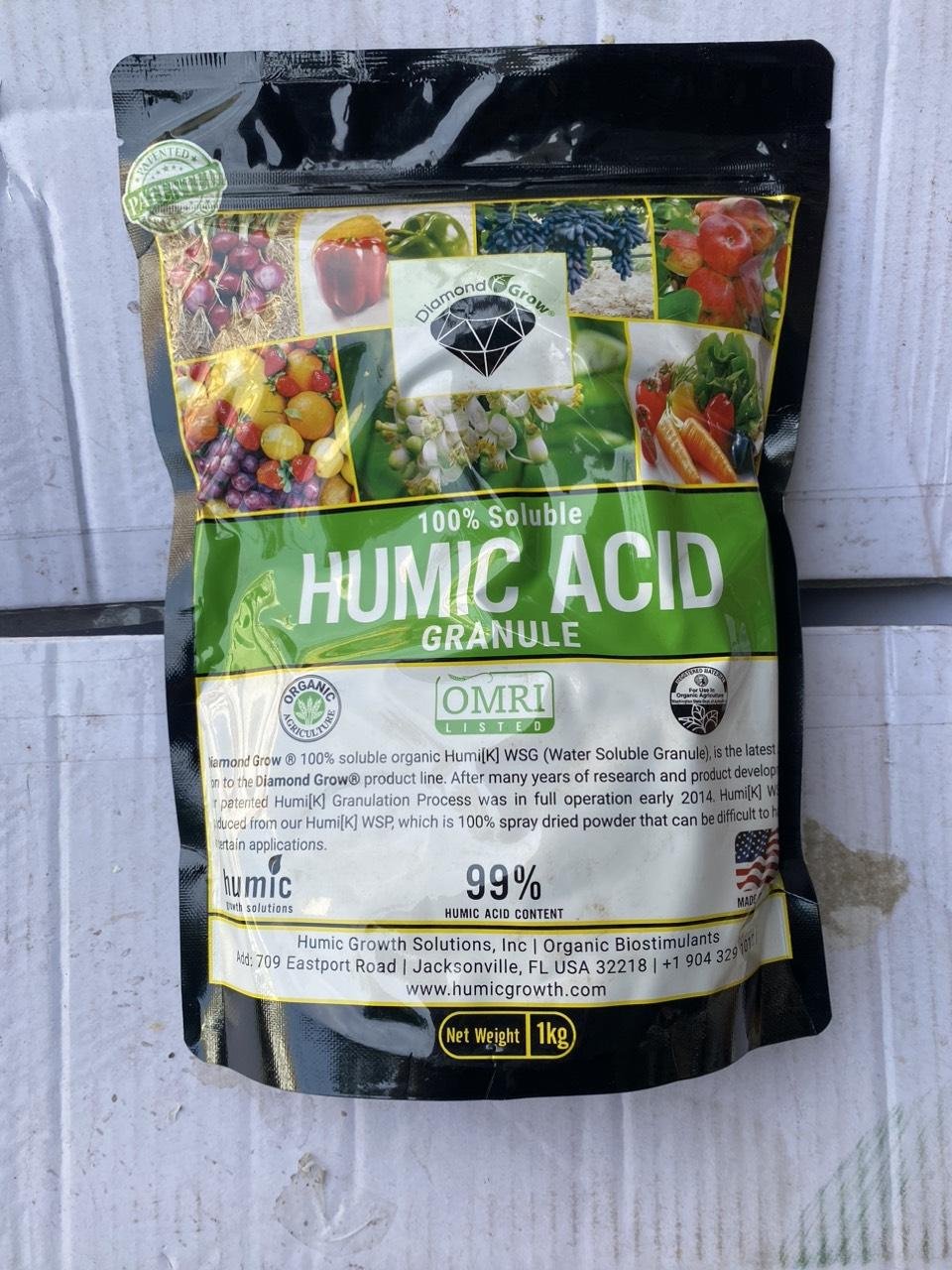 Phân bón sinh học  Humic Acid  gói 1kg 2