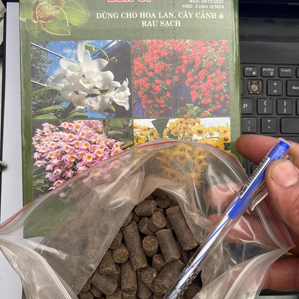 Phân bón viên nén Ben 01 hộp 1kg 2