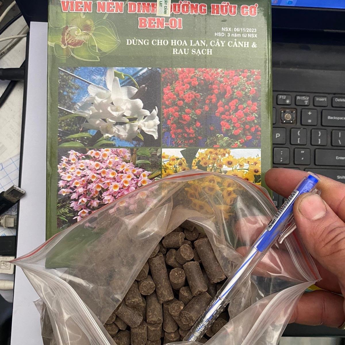 Phân bón viên nén Ben 01 hộp 1kg 3