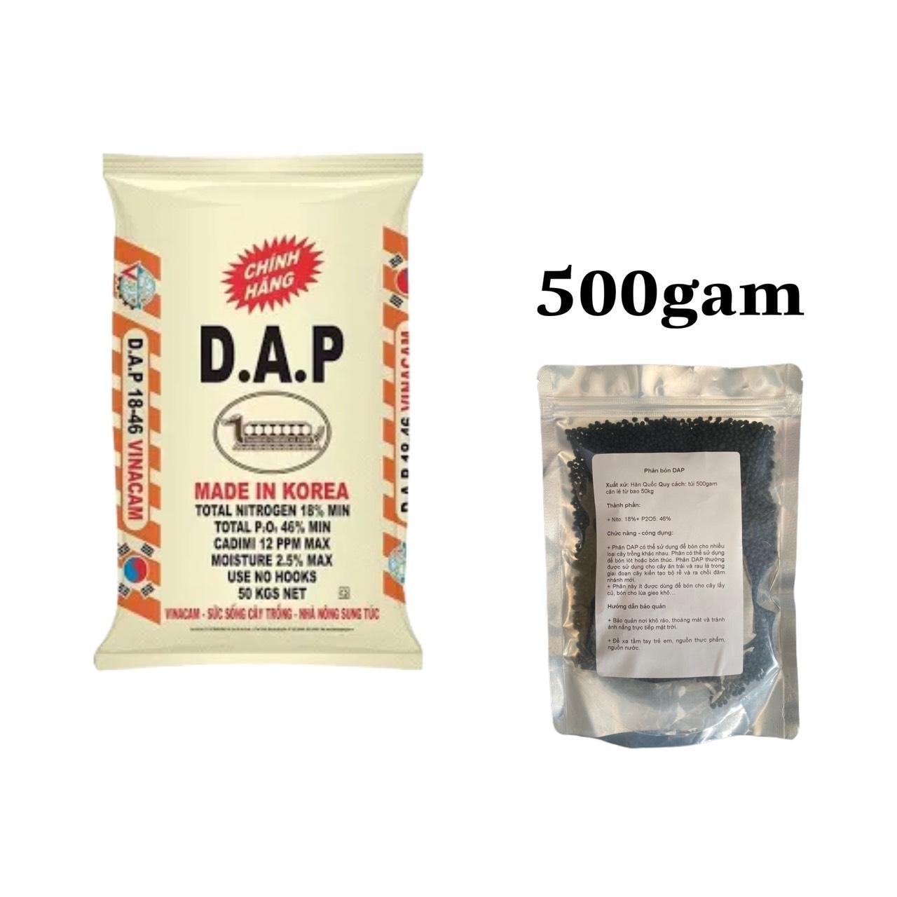 Phân bón DAP cân gói 500gram