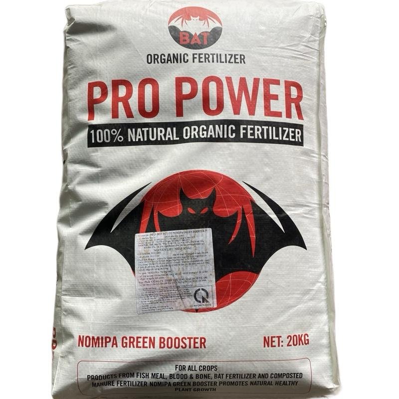Phân hữu cơ Bat Organic bao 20kg cải tạo đất kích rễ phát triển mạnh phục hồi cây