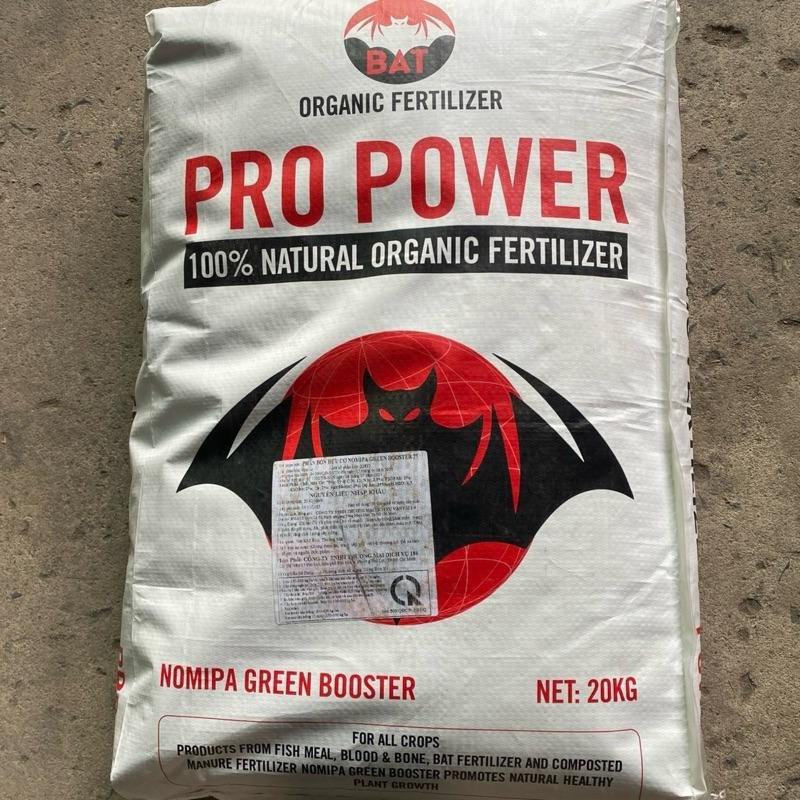 Phân hữu cơ Bat Organic bao 20kg cải tạo đất kích rễ phát triển mạnh phục hồi cây 2