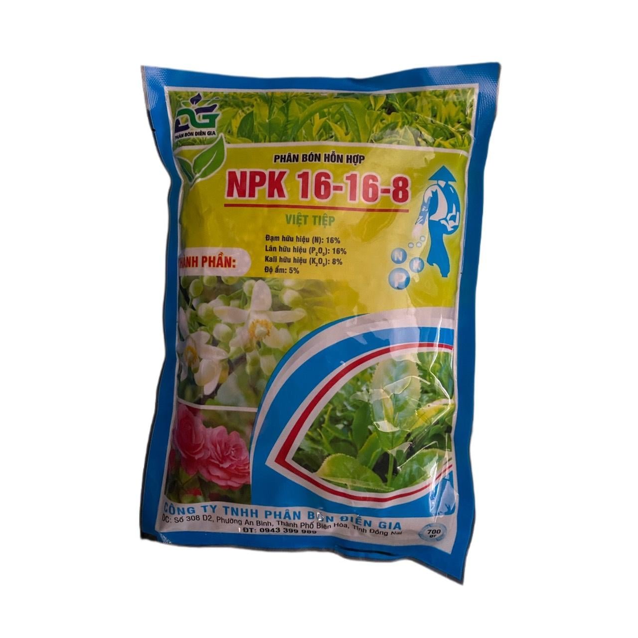Phân Bón NPK 16-16-8 700gam phát triển mầm chồi xanh lá mập cành