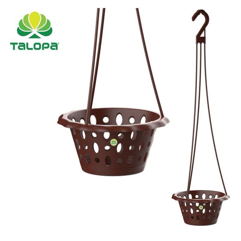 Chậu nhựa trồng lan hoa treo F18cm Tapalo - Sản phẩm chất lượng 2