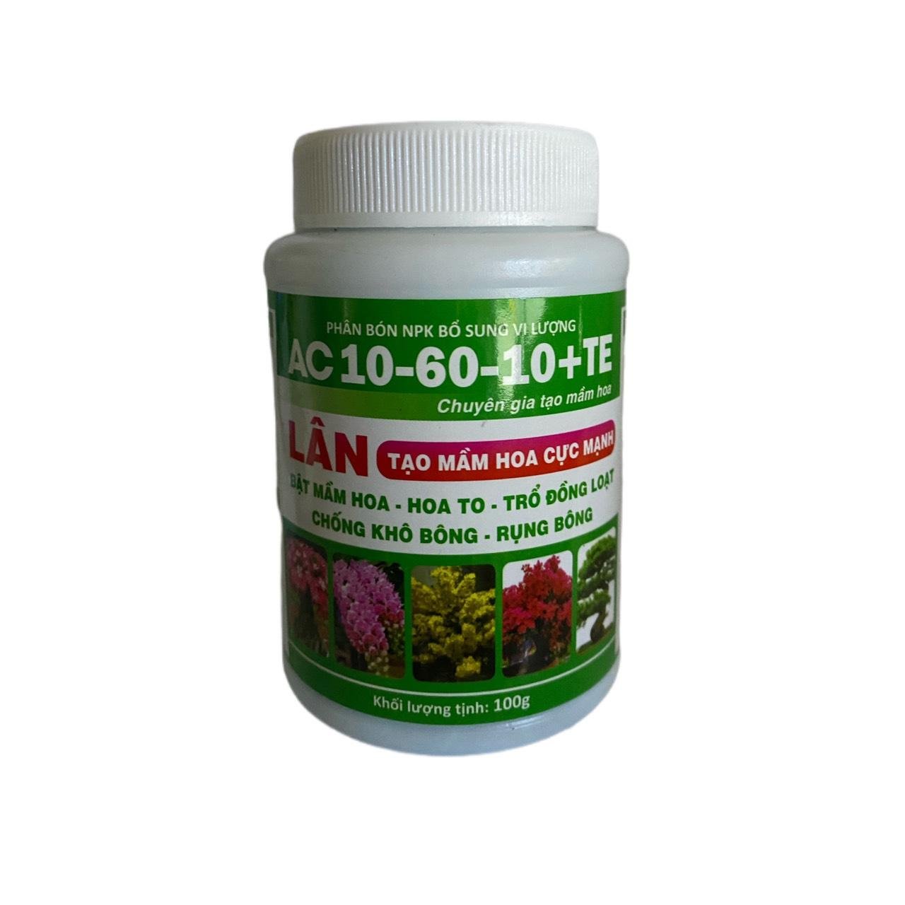 Phân bón lá Siêu Lân 10-60-10+TE TẠO Mầm HOA DƯỠNG NỤ