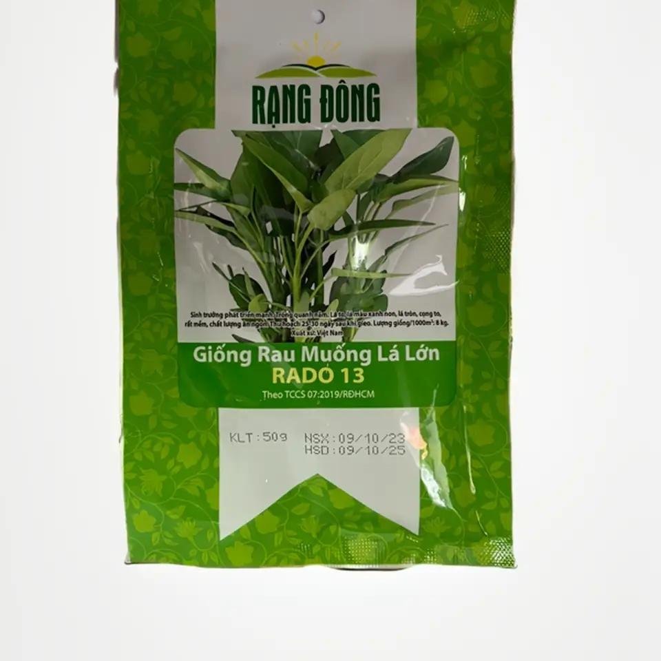 Hạt giống rau muống lá lớn RADO 13 50Gram