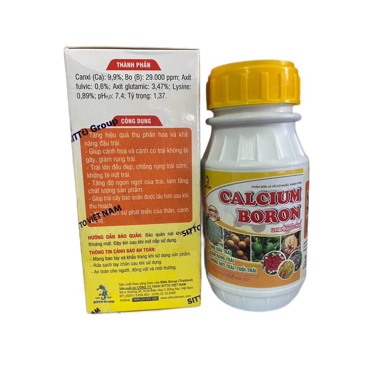 Phân bón CALCIUM BORON THÁI 250ml Canxi boron
