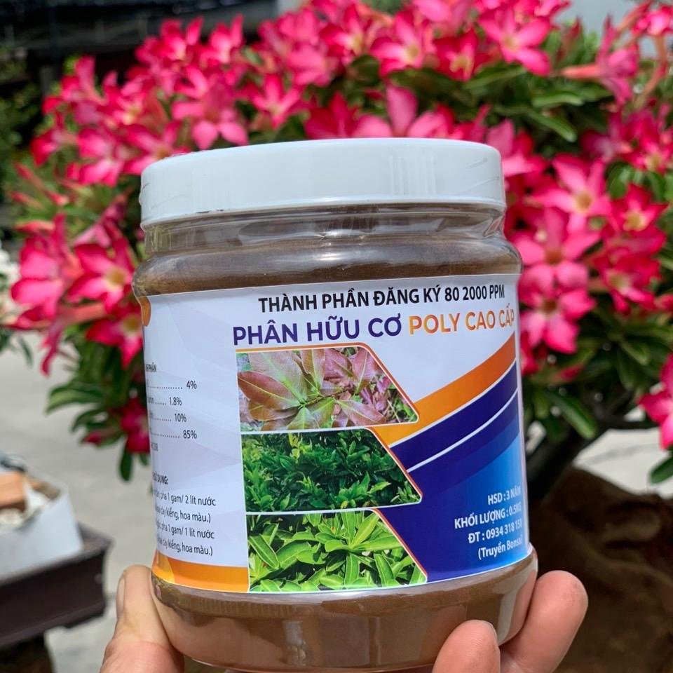Phân hữu cơ Poly hũ 500gam